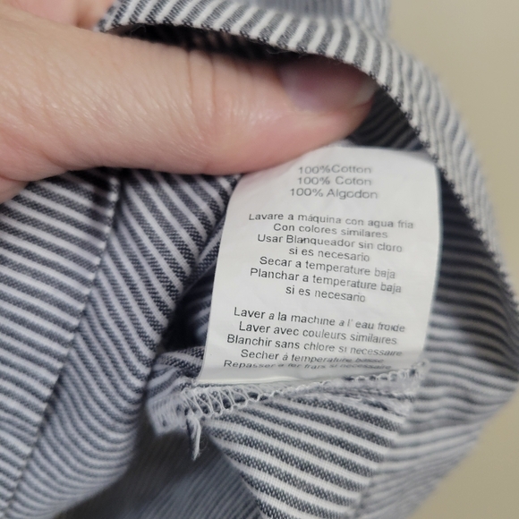 Vans Railroad Striped A-Line Mini Skirt Size Juniors 9 - Picture 9 of 11